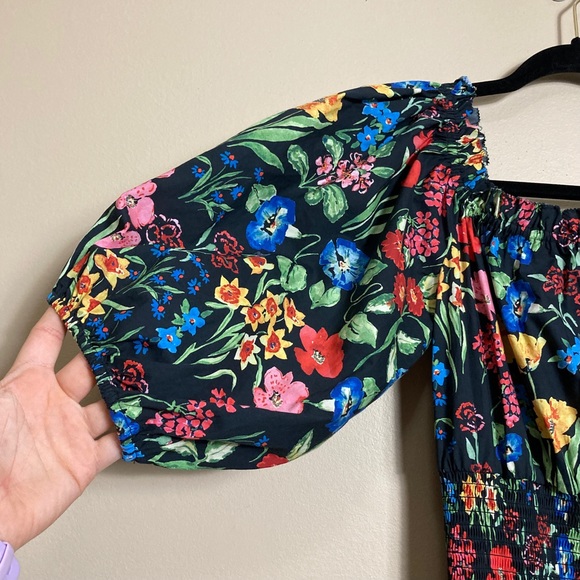 Cara Cara Mimi Dress Floral Garden Black - Picture 9 of 16